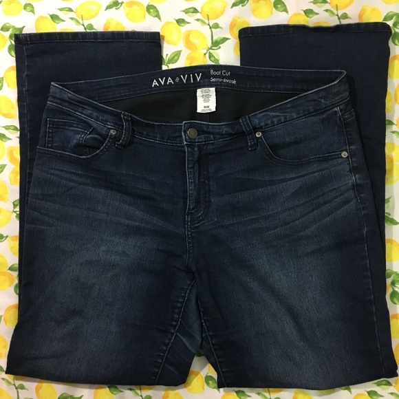 ava & viv bootcut jeans